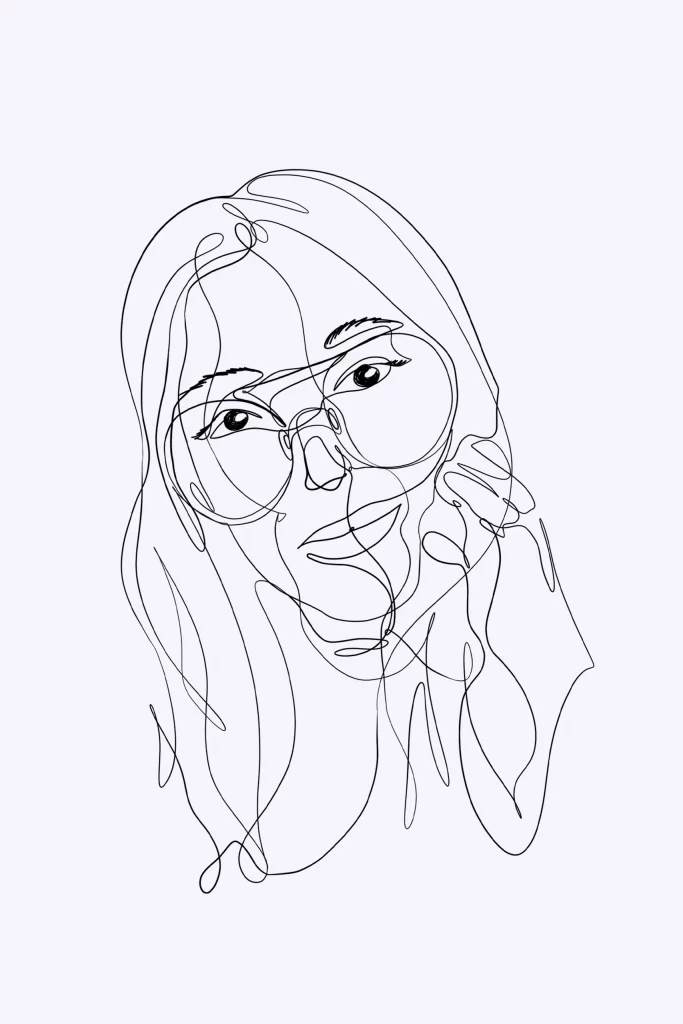 Ilustración de Belén H, diseñadora y grabadora de la marca muérdeme la mente.